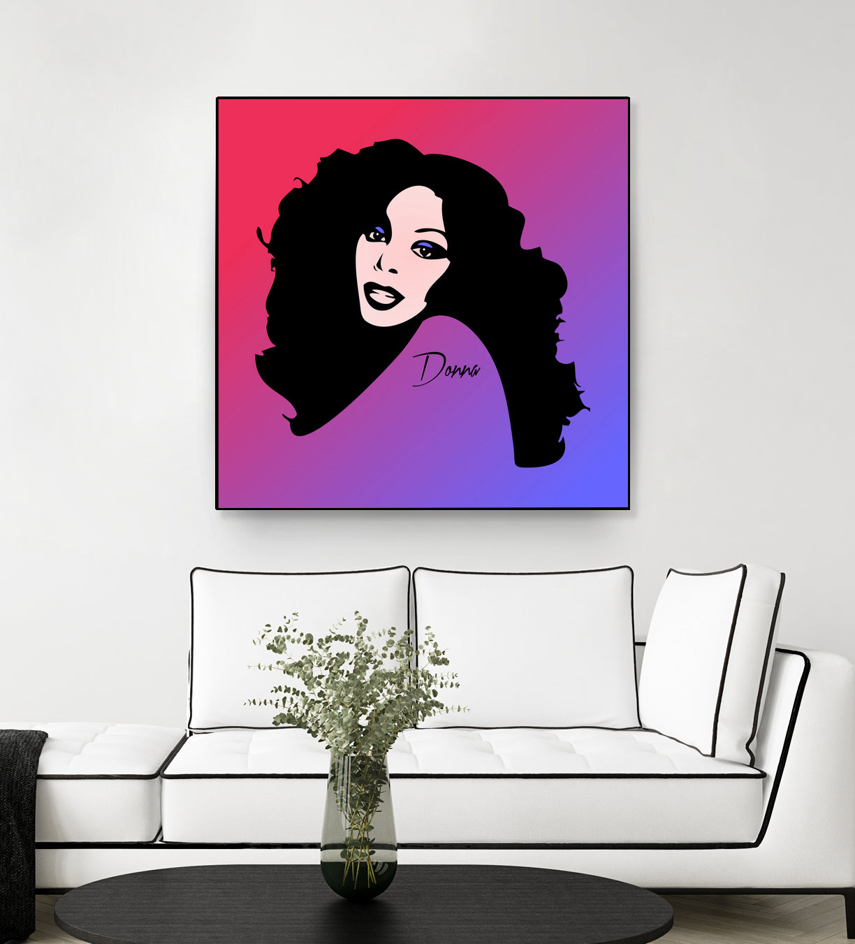 Donna Summer | Pop Art by William Cuccio on GIANT ART - fuchsia digital painting