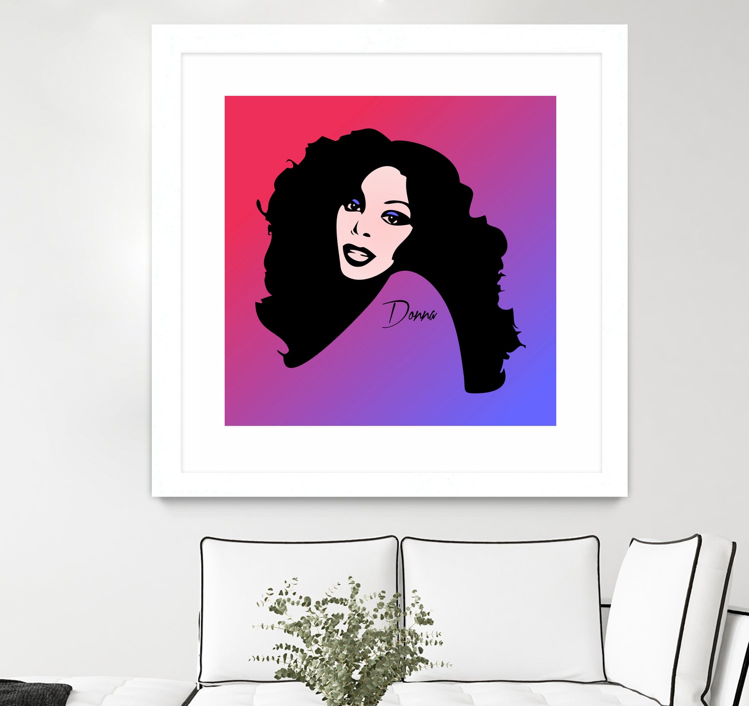 Donna Summer | Pop Art by William Cuccio on GIANT ART - fuchsia digital painting