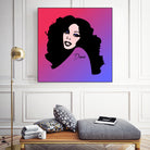 Donna Summer | Pop Art by William Cuccio on GIANT ART - fuchsia digital painting