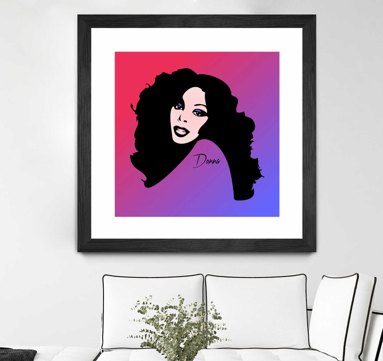 Donna Summer | Pop Art by William Cuccio on GIANT ART - fuchsia digital painting