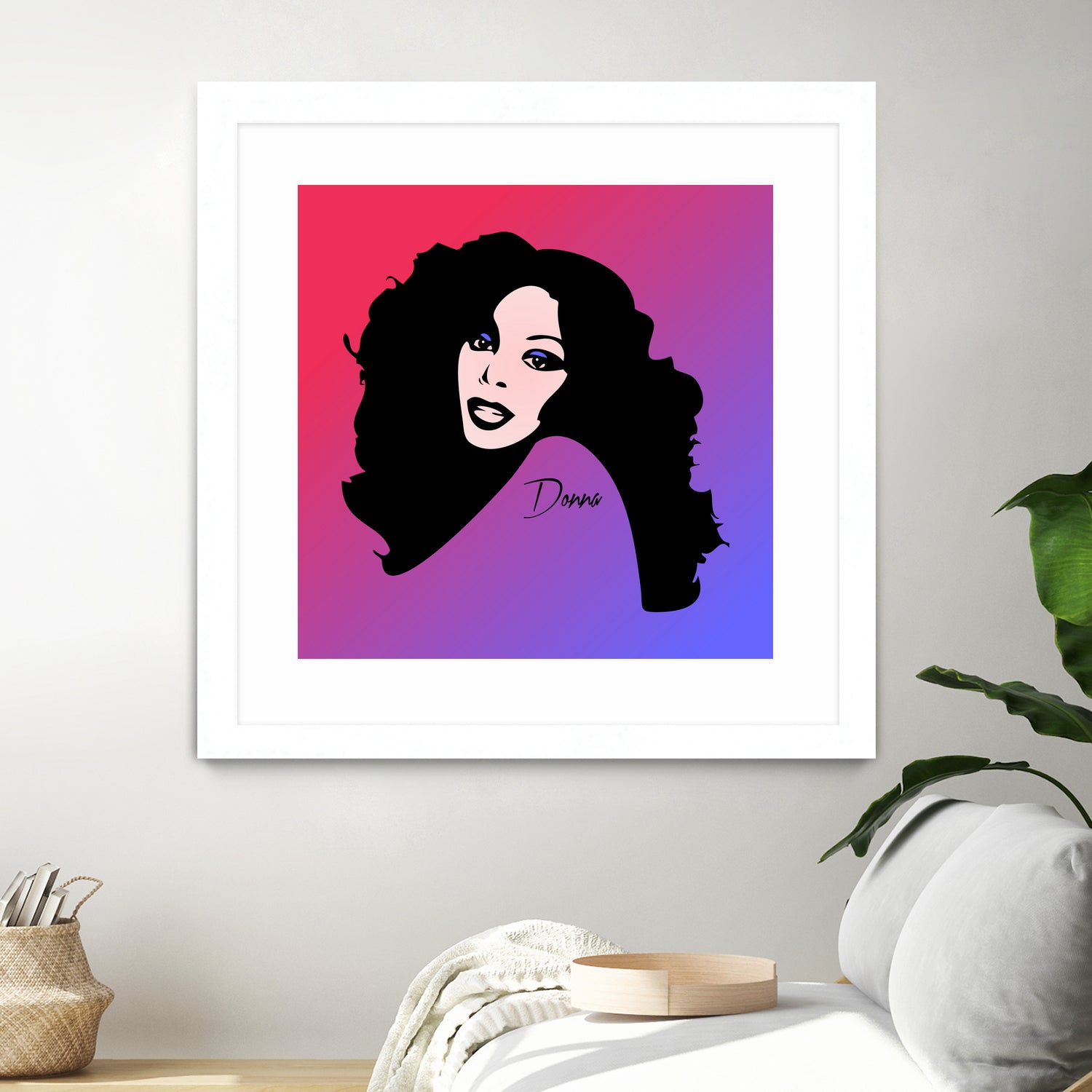 Donna Summer | Pop Art by William Cuccio on GIANT ART - fuchsia digital painting