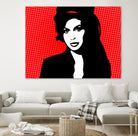 Amy Winehouse | Pop Art by William Cuccio on GIANT ART - red digital painting