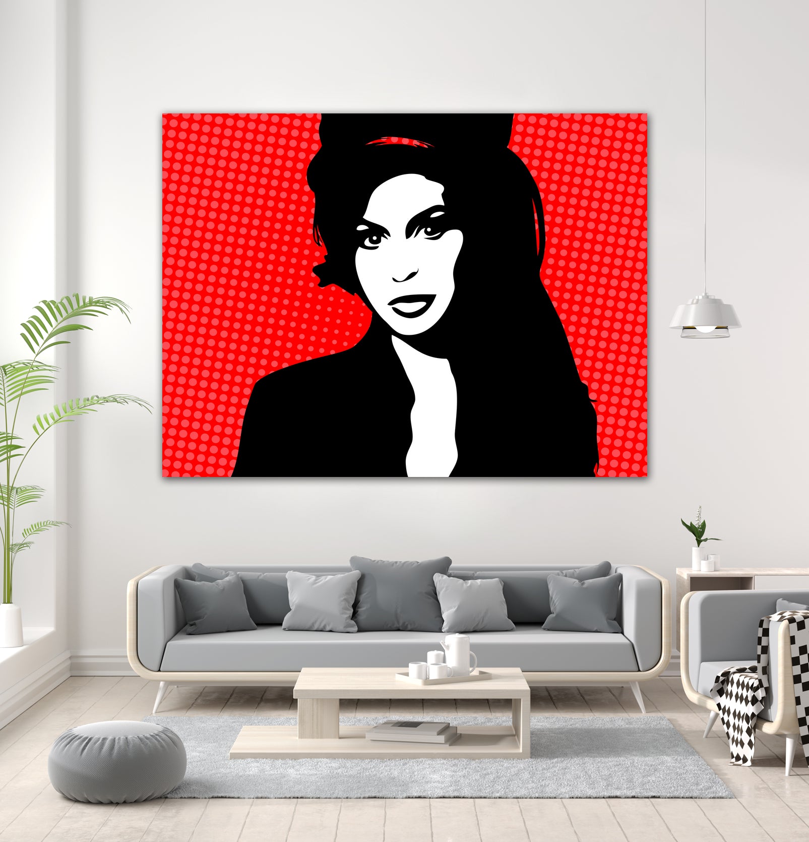 Amy Winehouse | Pop Art by William Cuccio on GIANT ART - red digital painting