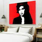 Amy Winehouse | Pop Art by William Cuccio on GIANT ART - red digital painting