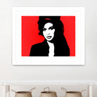 Amy Winehouse | Pop Art by William Cuccio on GIANT ART - red digital painting