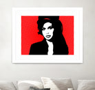 Amy Winehouse | Pop Art by William Cuccio on GIANT ART - red digital painting