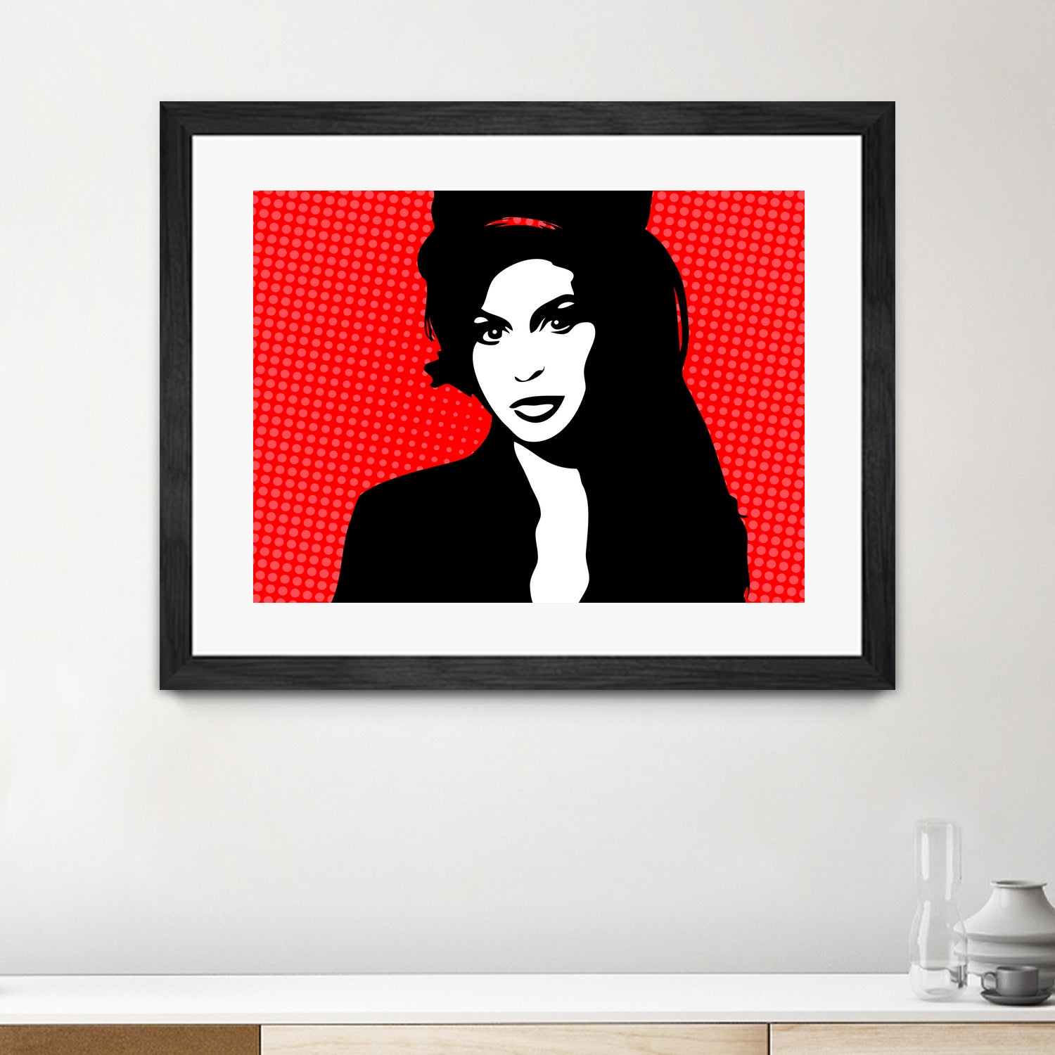 Amy Winehouse | Pop Art by William Cuccio on GIANT ART - red digital painting