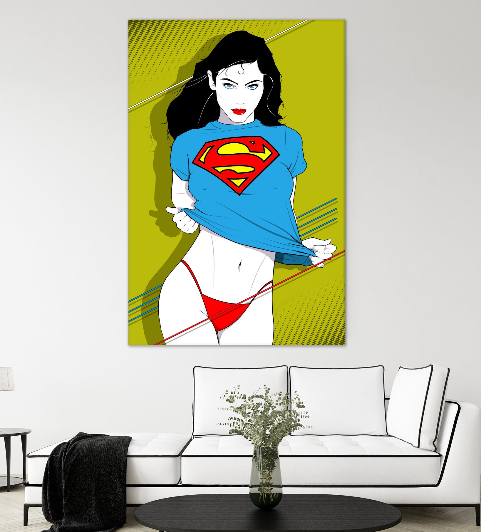 Feelin Super Sexy by Ron Santiano on GIANT ART - blue digital drawing