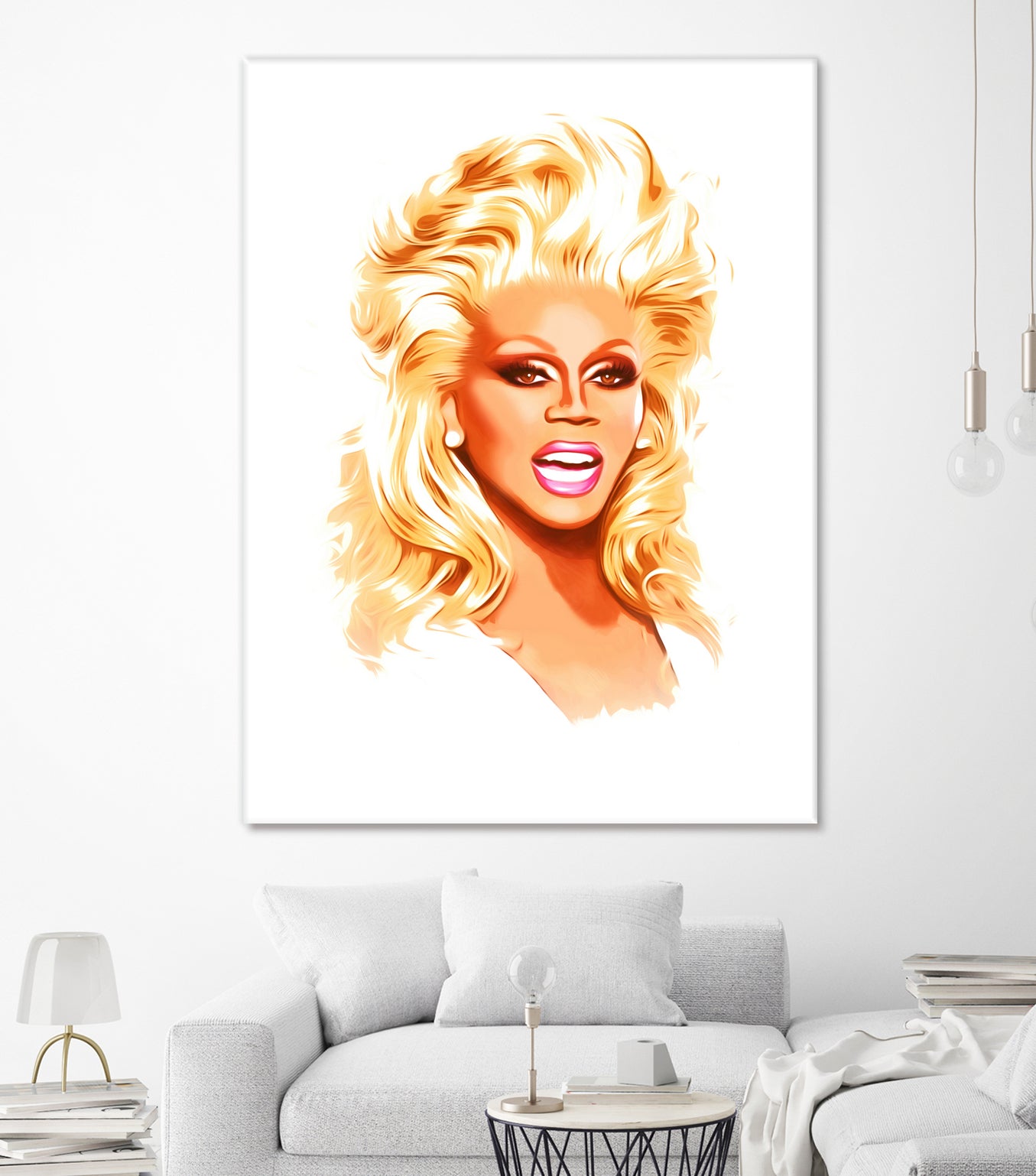 RuPaul | Pop Art by William Cuccio on GIANT ART - white digital painting