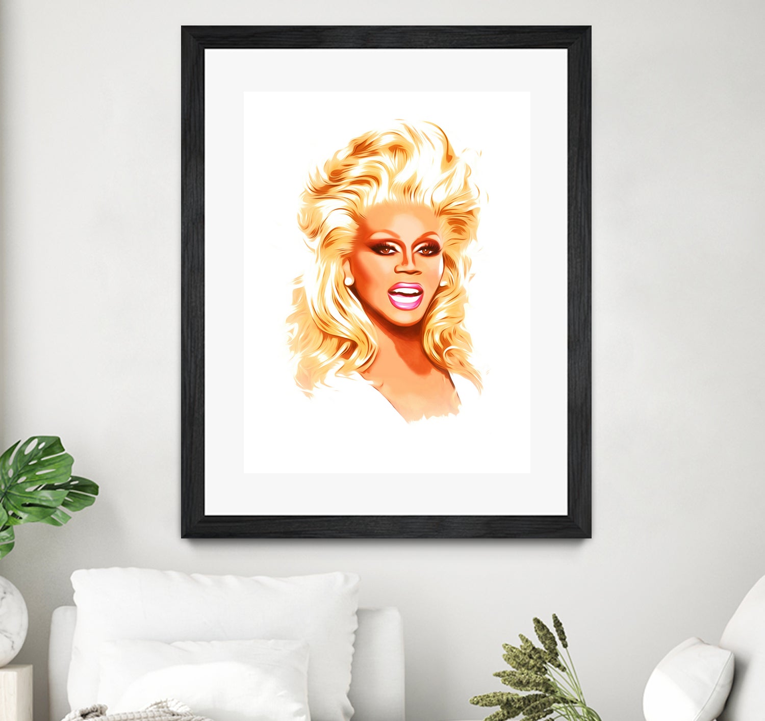 RuPaul | Pop Art by William Cuccio on GIANT ART - white digital painting