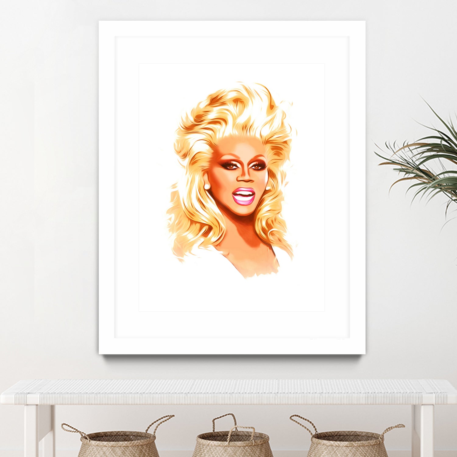 RuPaul | Pop Art by William Cuccio on GIANT ART - white digital painting