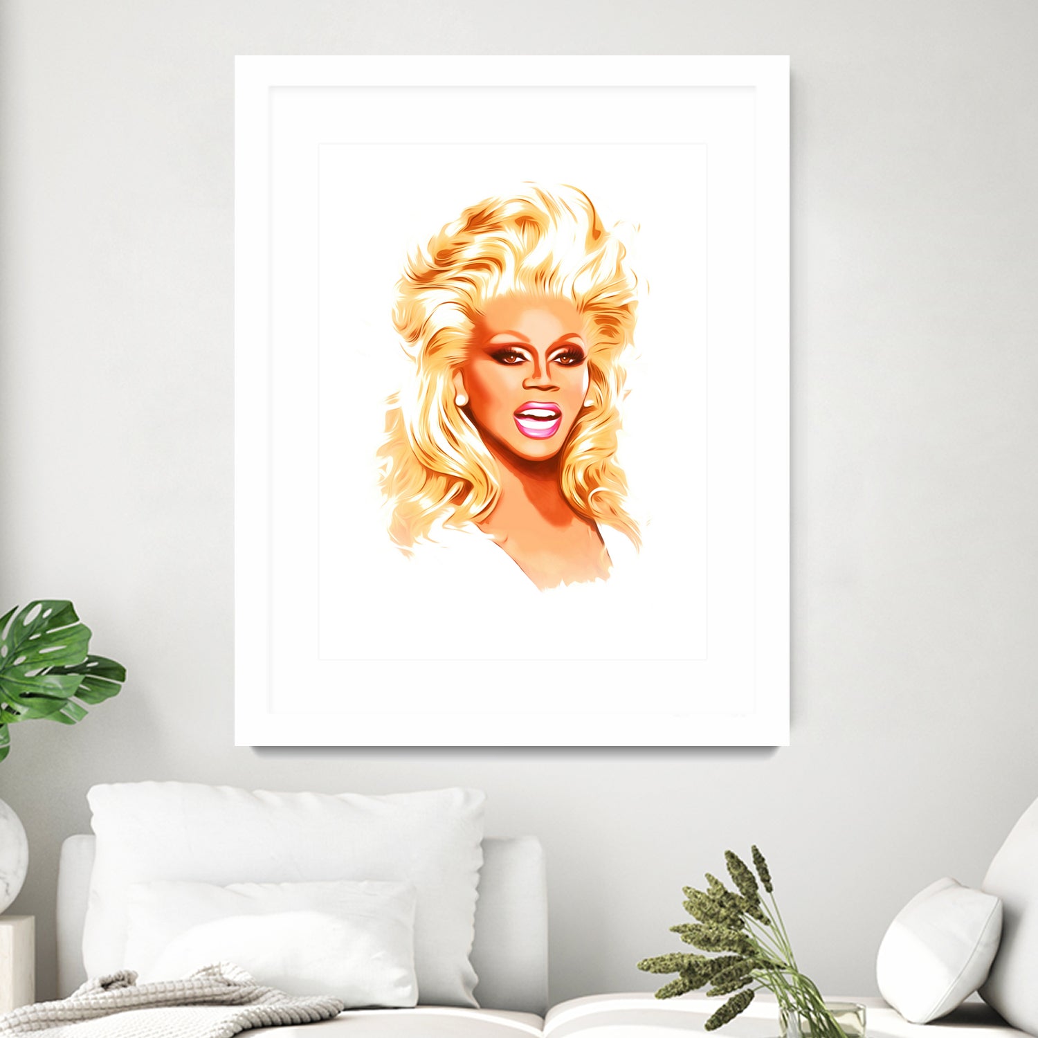 RuPaul | Pop Art by William Cuccio on GIANT ART - white digital painting