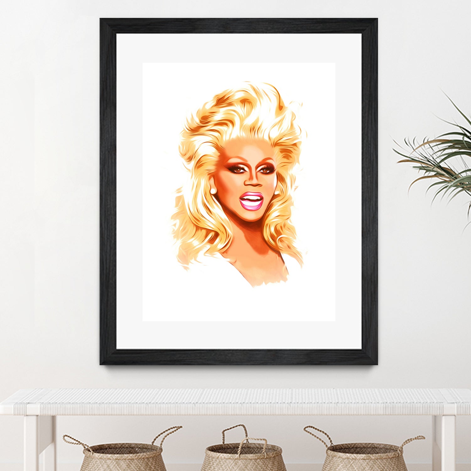 RuPaul | Pop Art by William Cuccio on GIANT ART - white digital painting