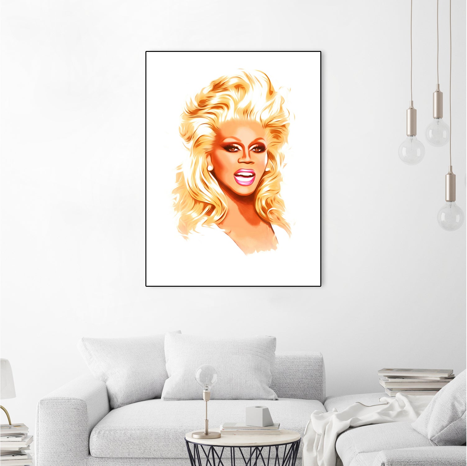 RuPaul | Pop Art by William Cuccio on GIANT ART - white digital painting