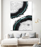 Agate Glitter Glam #16 #gem #decor #art by Anita & Bella Jantz on GIANT ART - green photo illustration