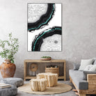 Agate Glitter Glam #16 #gem #decor #art by Anita & Bella Jantz on GIANT ART - green photo illustration