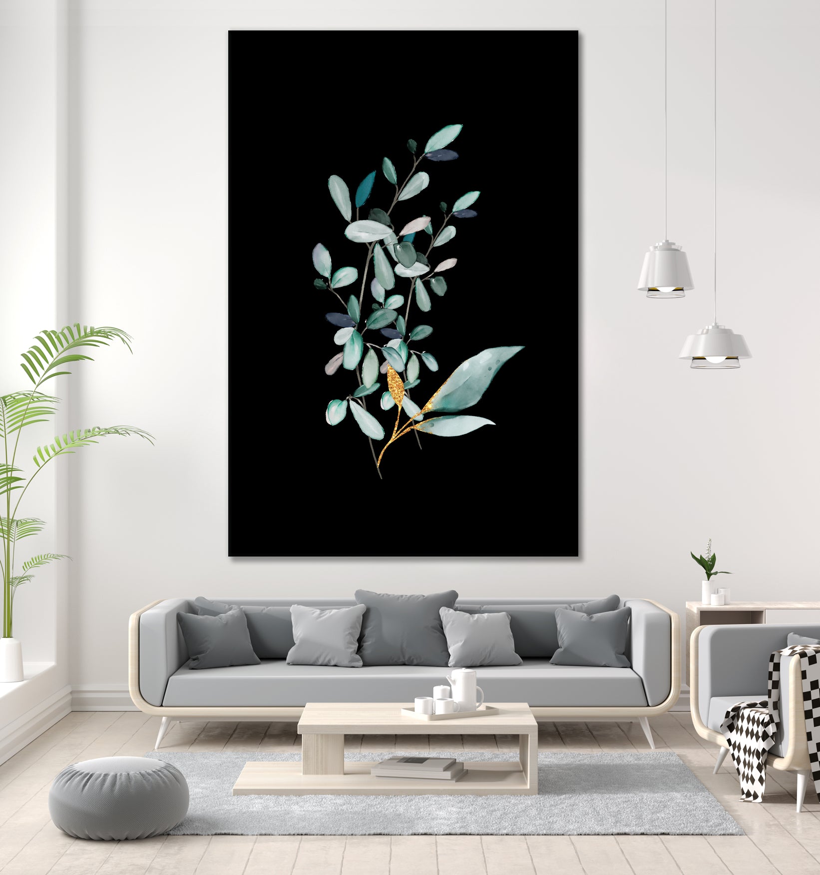 Wild Garden III by Studio North on GIANT ART - green digital painting