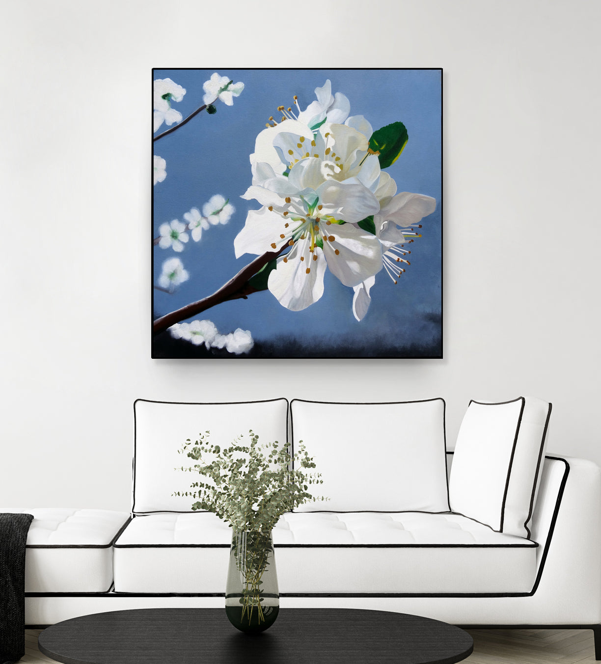 Spring Blossoms by Matthew Holden Bates on GIANT ART - white mixed media