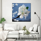 Spring Blossoms by Matthew Holden Bates on GIANT ART - white mixed media