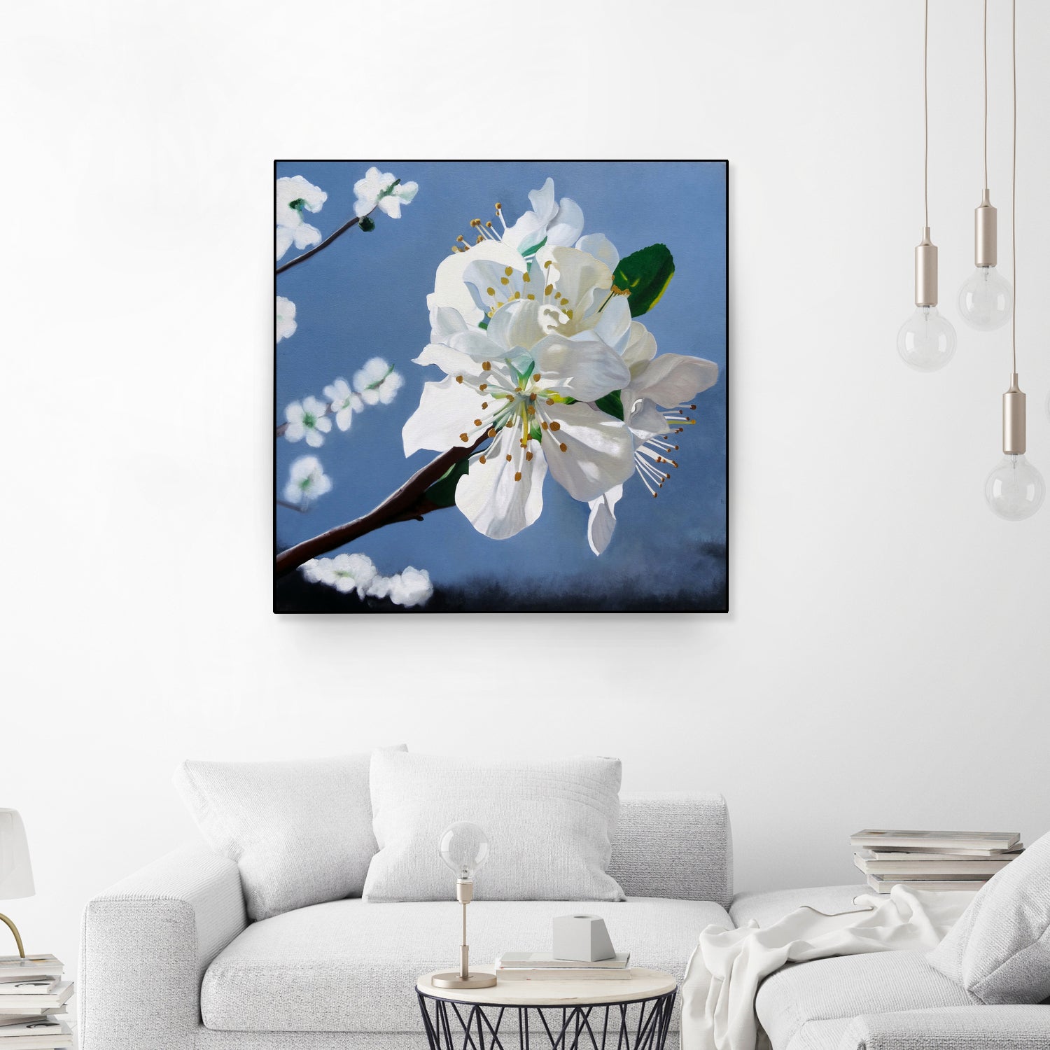 Spring Blossoms by Matthew Holden Bates on GIANT ART - white mixed media