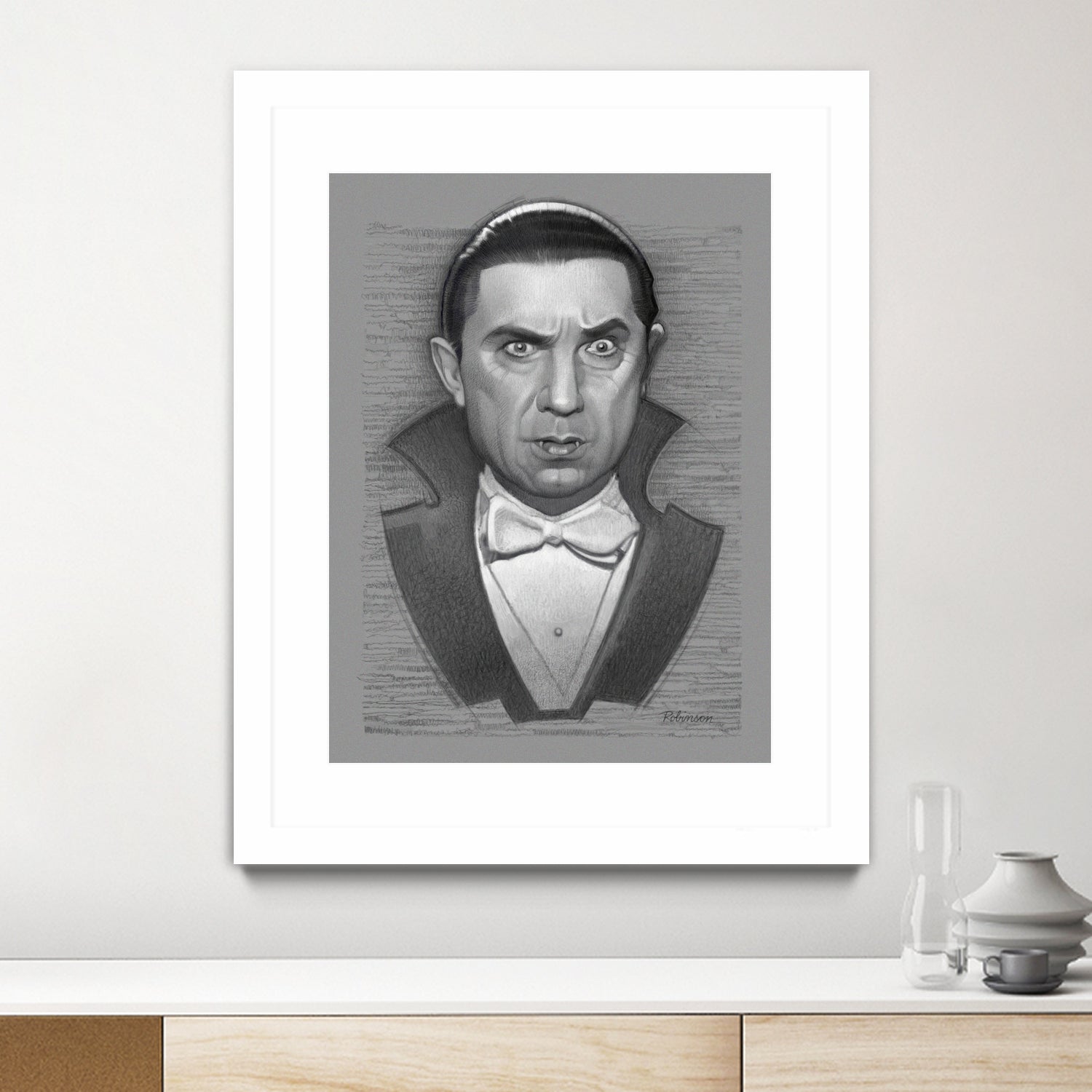 Bela Lugosi - Dracula by Dave Robinson on GIANT ART - red digital drawing