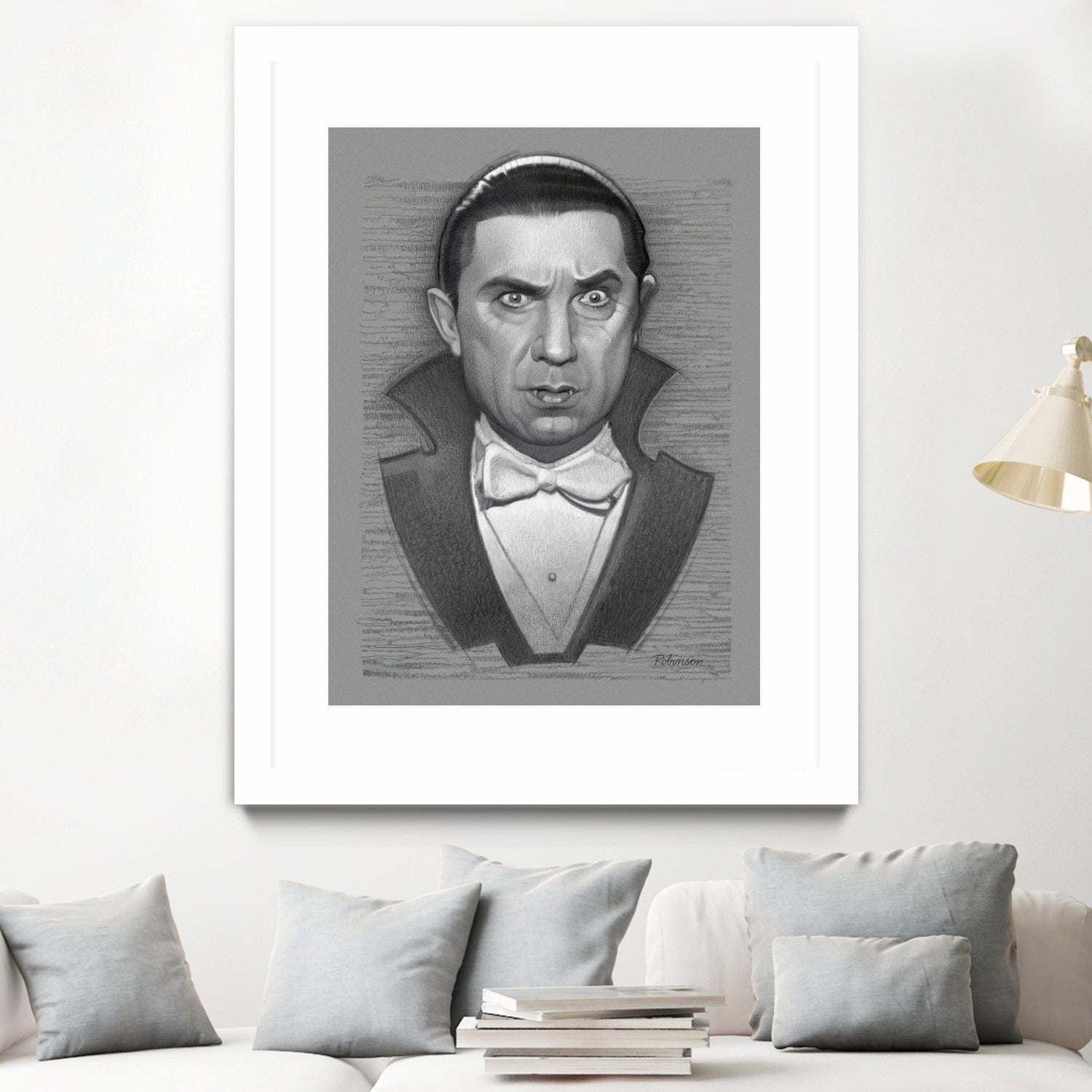 Bela Lugosi - Dracula by Dave Robinson on GIANT ART - red digital drawing