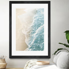 Soft Teal Gold Ocean Dream Waves #1 #water #decor #art by Anita & Bella Jantz on GIANT ART - green photo illustration