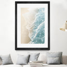 Soft Teal Gold Ocean Dream Waves #1 #water #decor #art by Anita & Bella Jantz on GIANT ART - green photo illustration