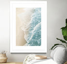 Soft Teal Gold Ocean Dream Waves #1 #water #decor #art by Anita & Bella Jantz on GIANT ART - green photo illustration