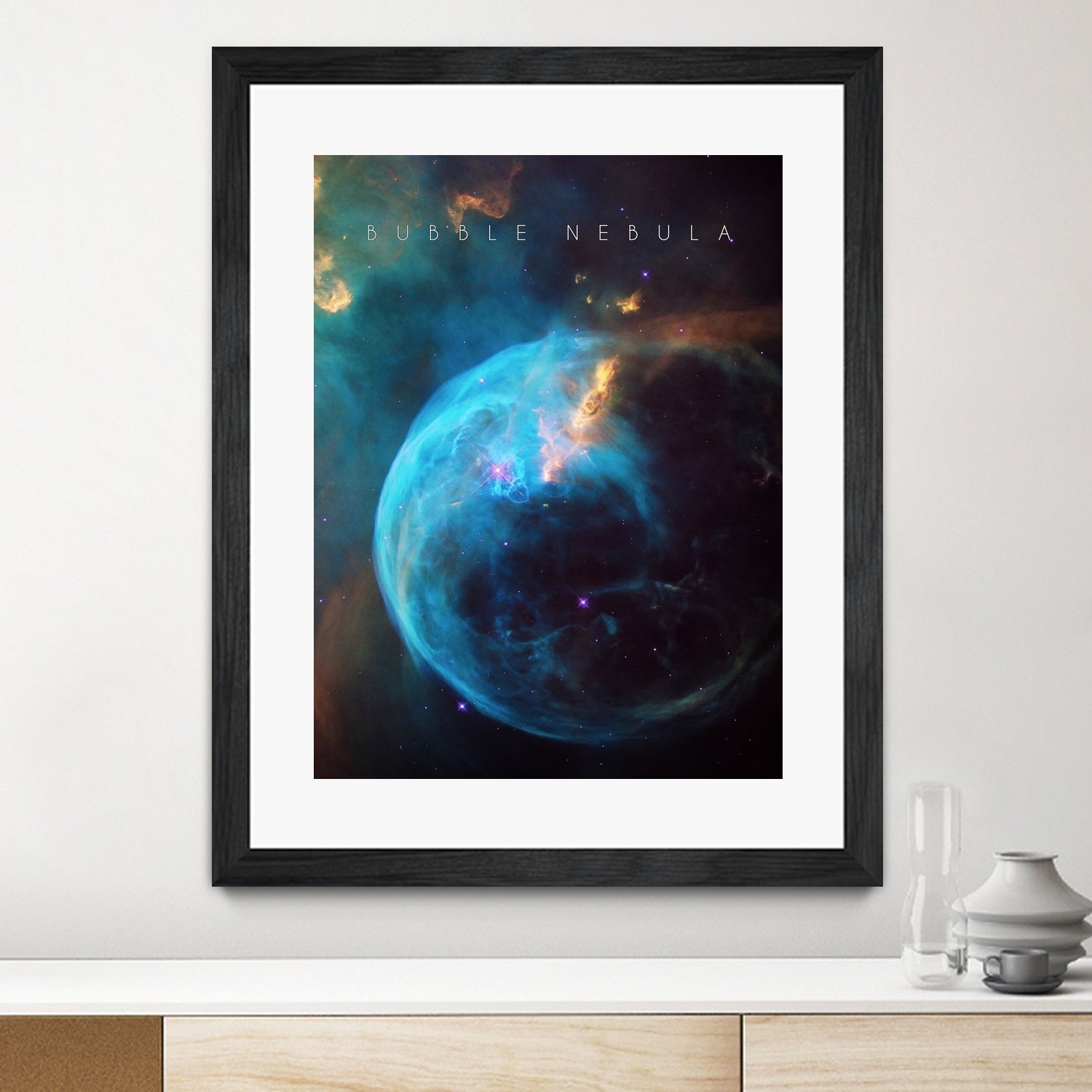 Bubble Nebula by Dominik Ogurcak on GIANT ART - black digital drawing