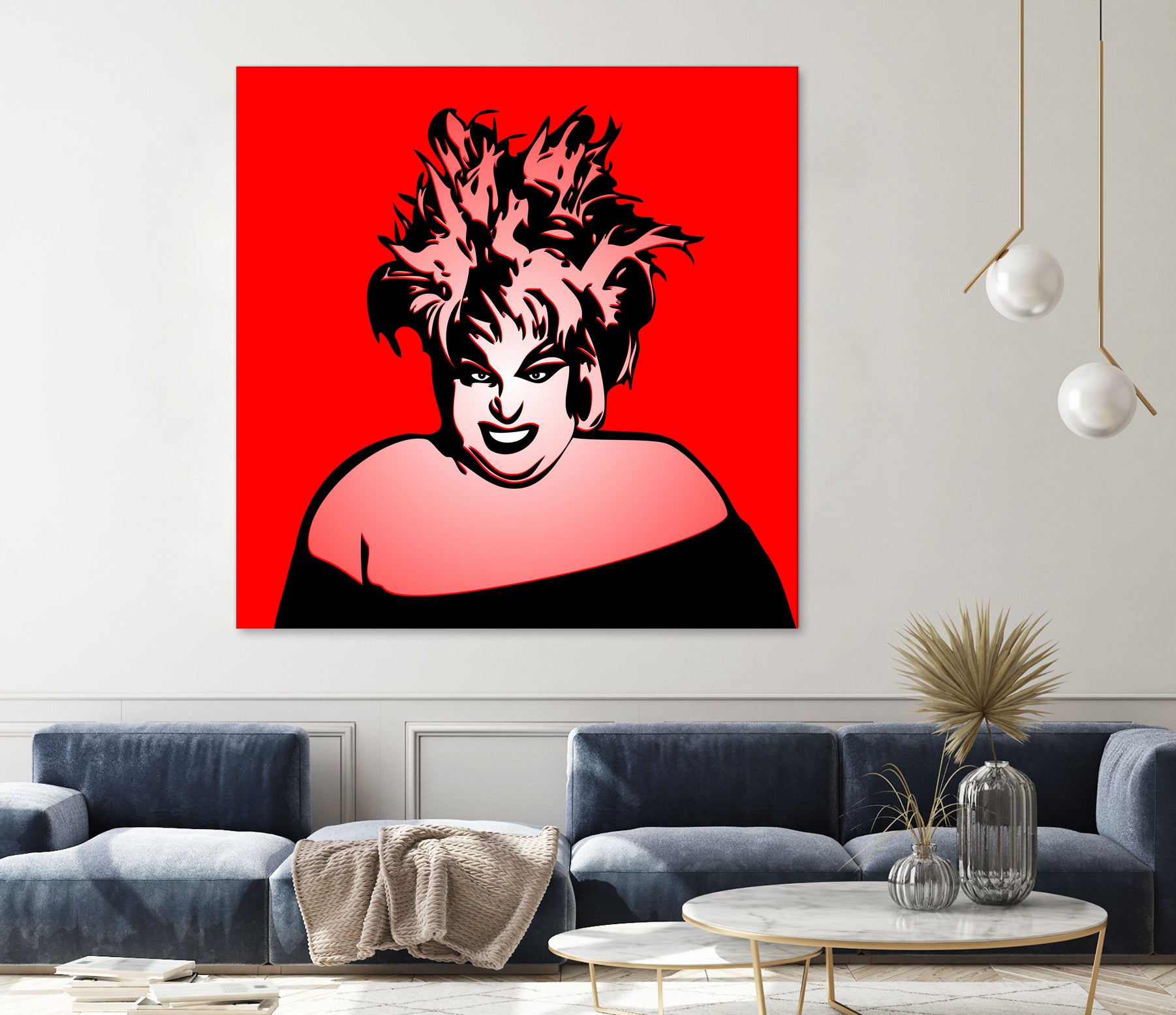 Divine | Pop Art by William Cuccio on GIANT ART - red digital painting