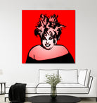 Divine | Pop Art by William Cuccio on GIANT ART - red digital painting