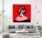 Divine | Pop Art by William Cuccio on GIANT ART - red digital painting