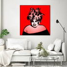 Divine | Pop Art by William Cuccio on GIANT ART - red digital painting