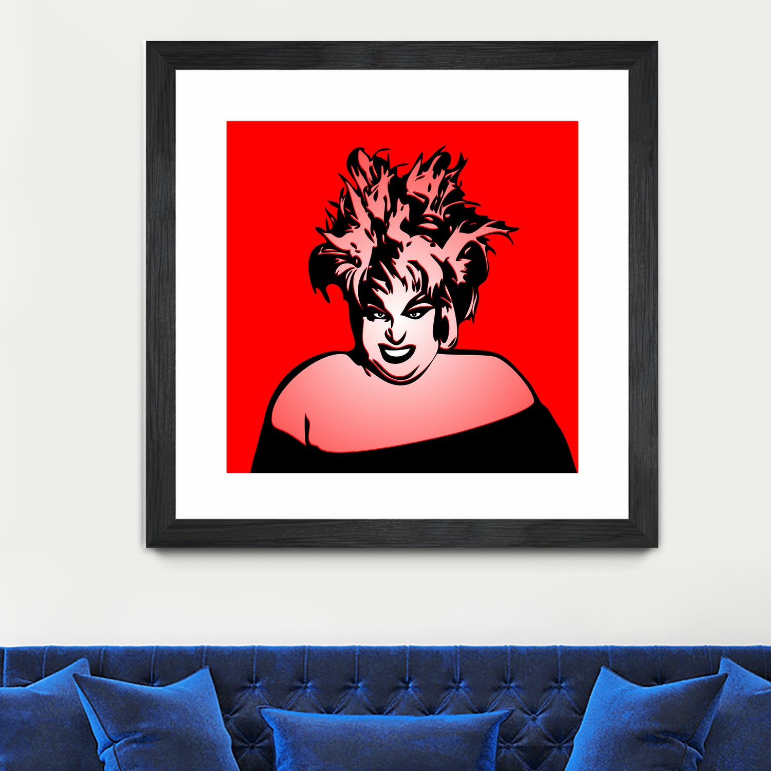 Divine | Pop Art by William Cuccio on GIANT ART - red digital painting