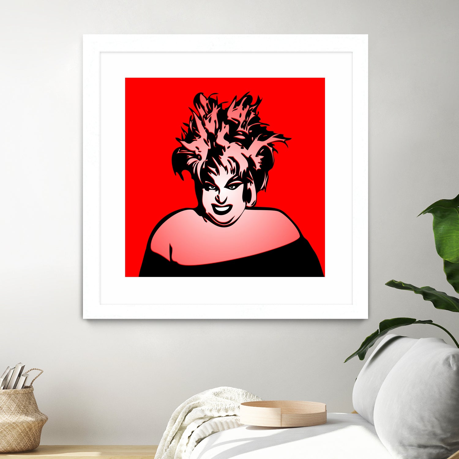 Divine | Pop Art by William Cuccio on GIANT ART - red digital painting