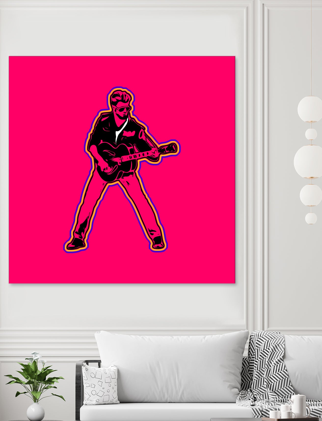 George Michael | Pop Art by William Cuccio on GIANT ART - pink digital painting