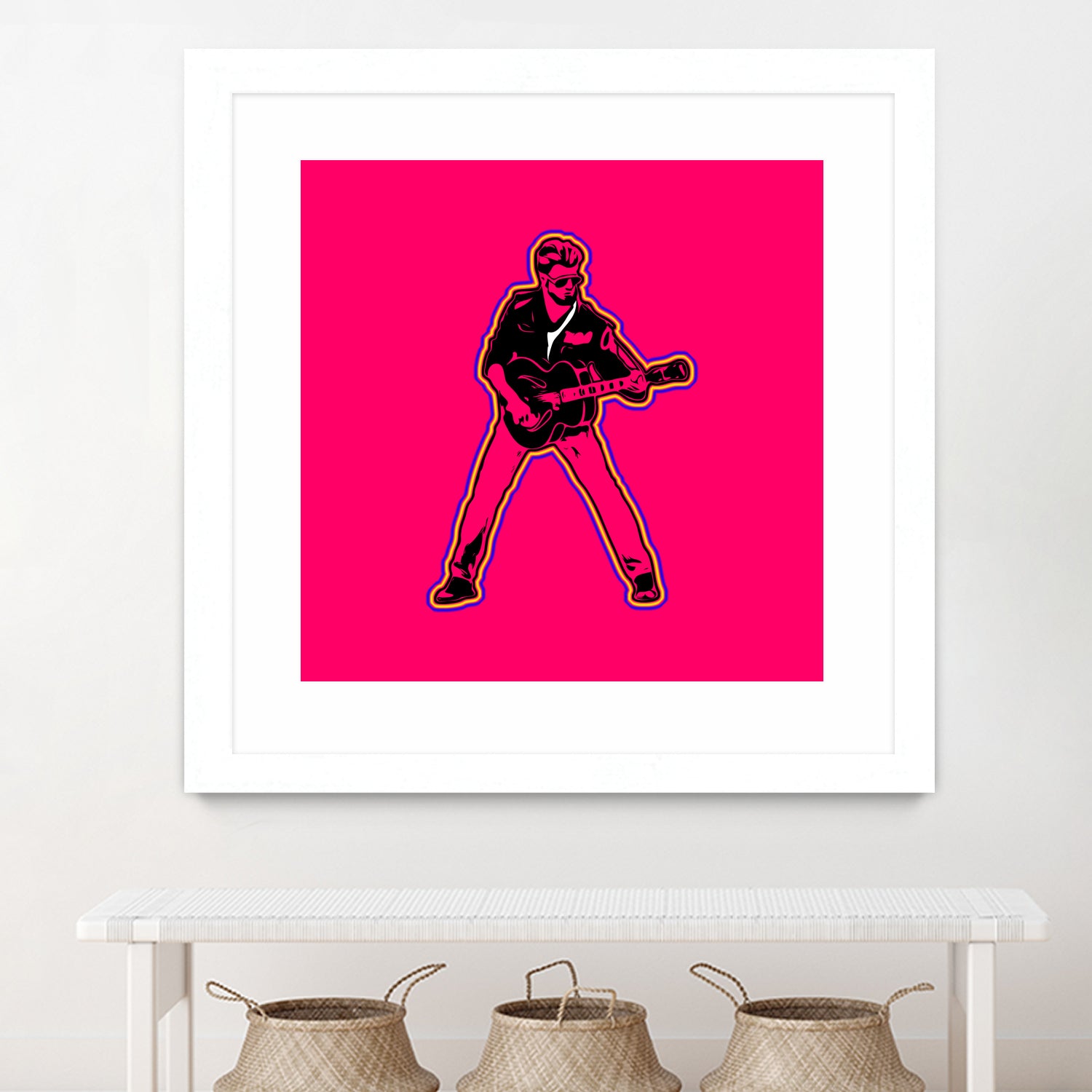 George Michael | Pop Art by William Cuccio on GIANT ART - pink digital painting