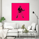 George Michael | Pop Art by William Cuccio on GIANT ART - pink digital painting