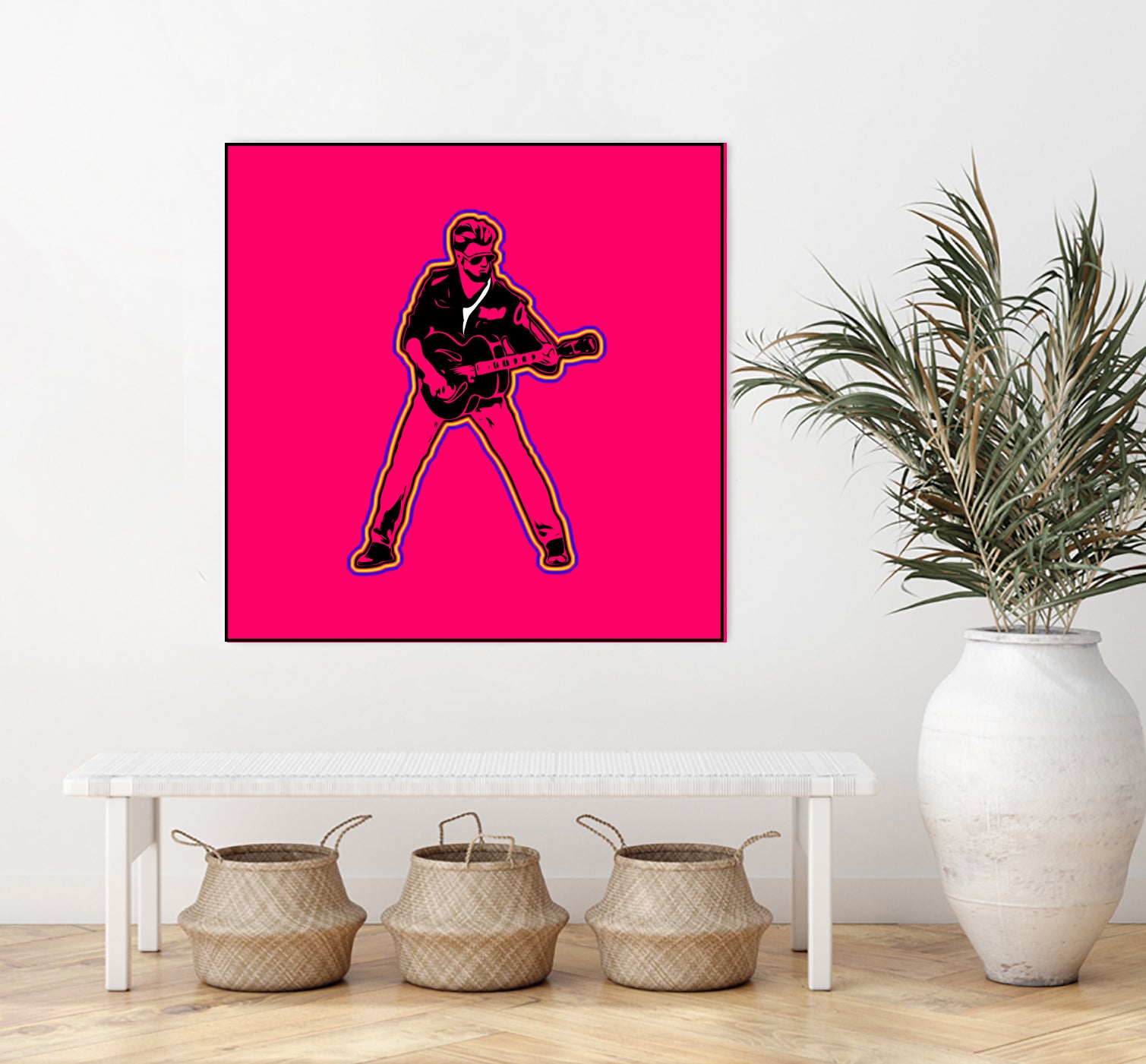 George Michael | Pop Art by William Cuccio on GIANT ART - pink digital painting