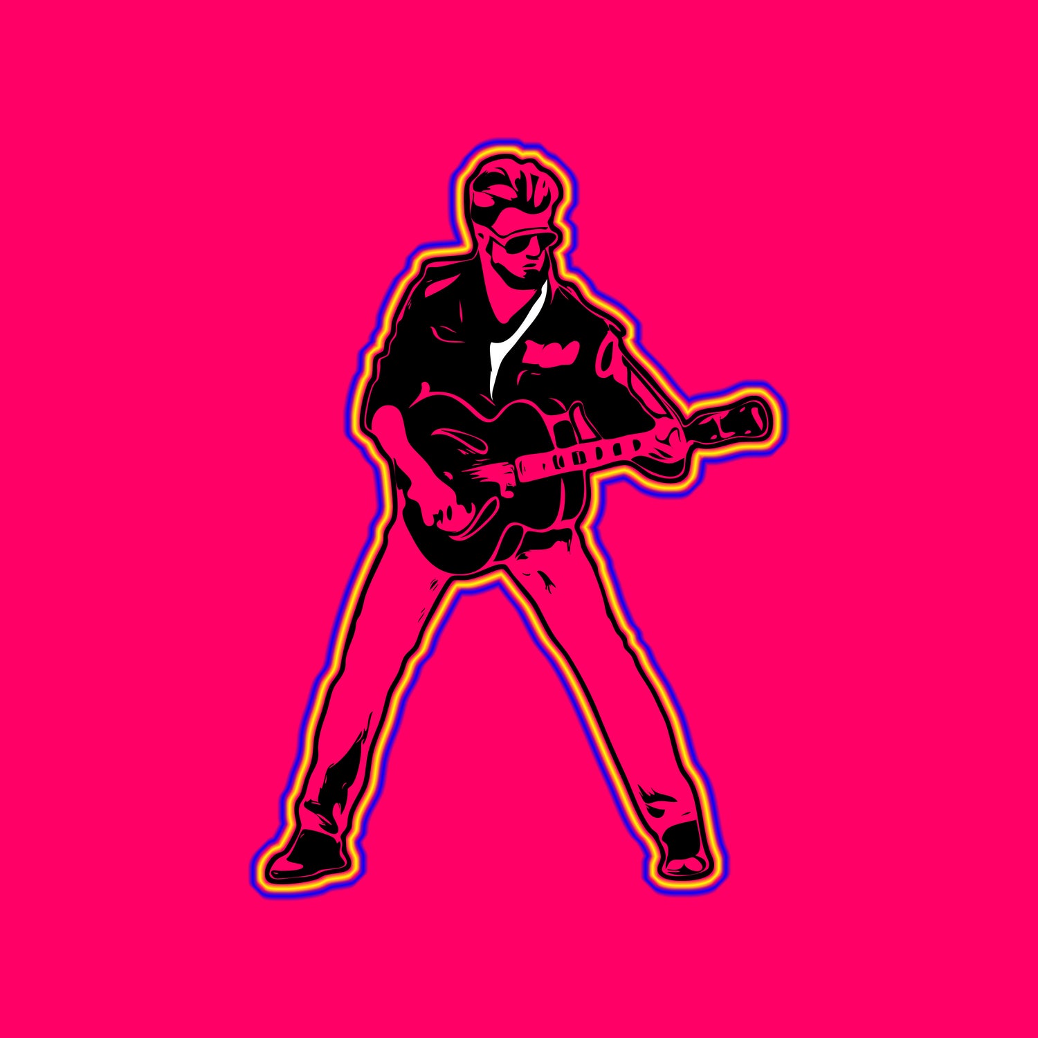 George Michael | Pop Art by William Cuccio on GIANT ART - pink digital painting