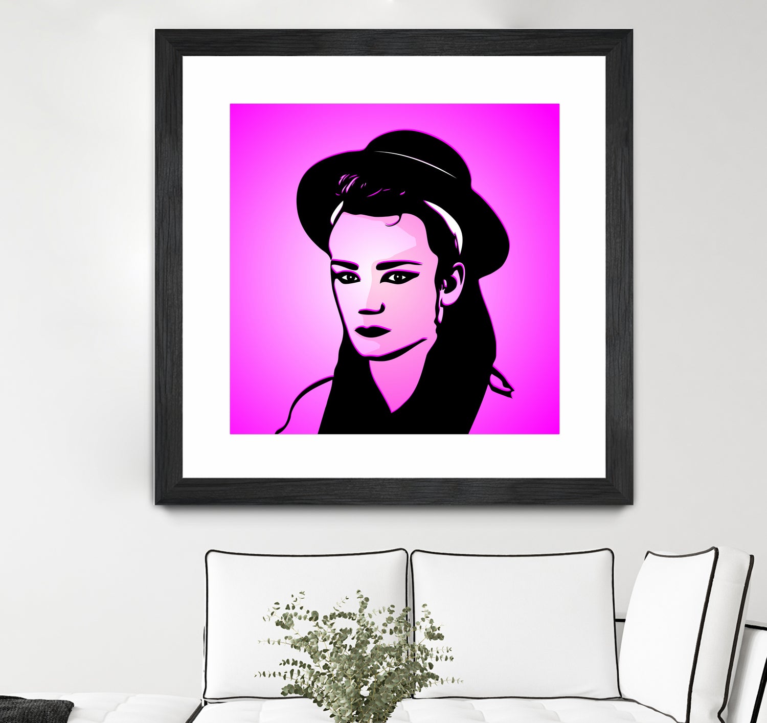 Boy George | Pop Art by William Cuccio on GIANT ART - pink digital painting