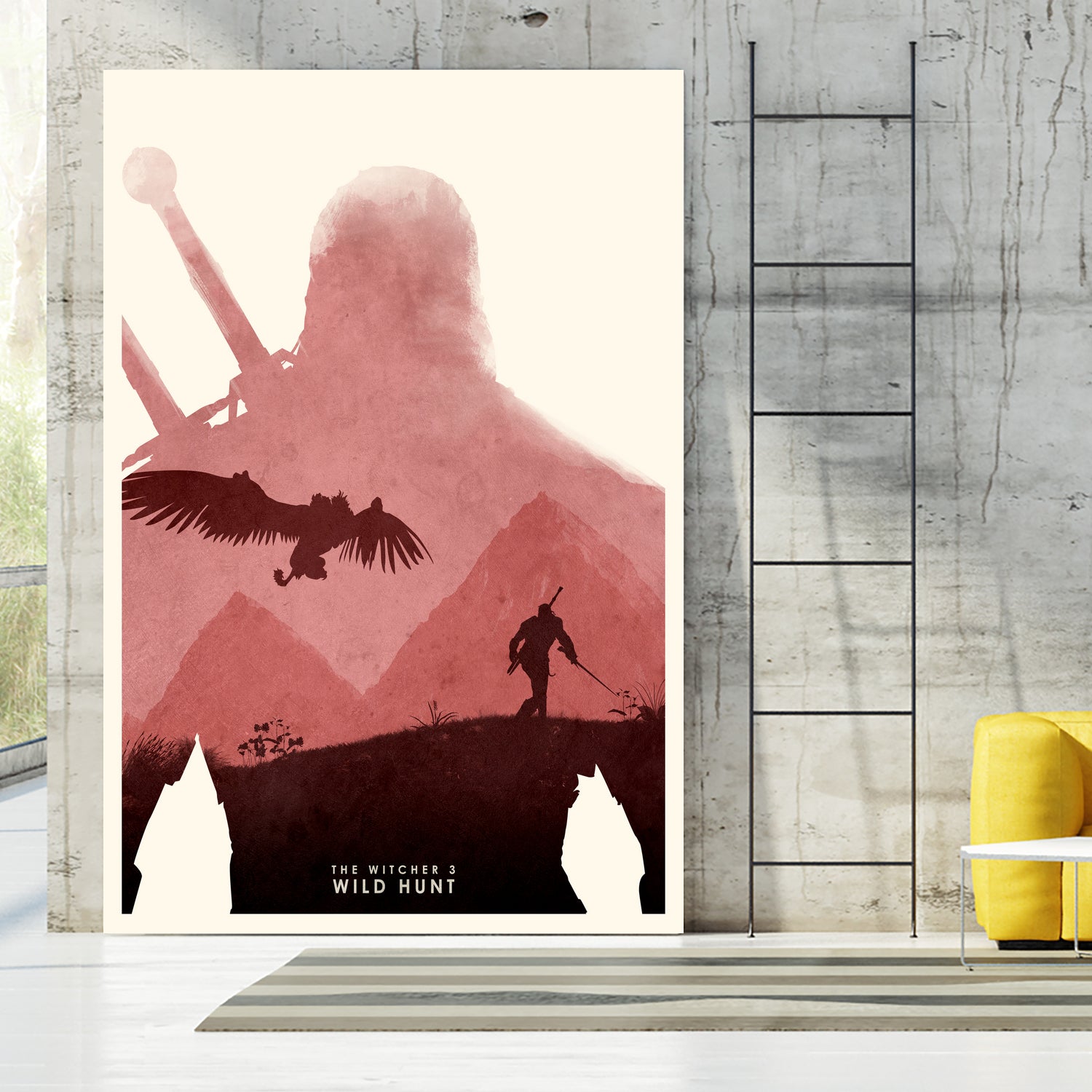 The Witcher 3 by Ryan Ripley on GIANT ART - red digital drawing