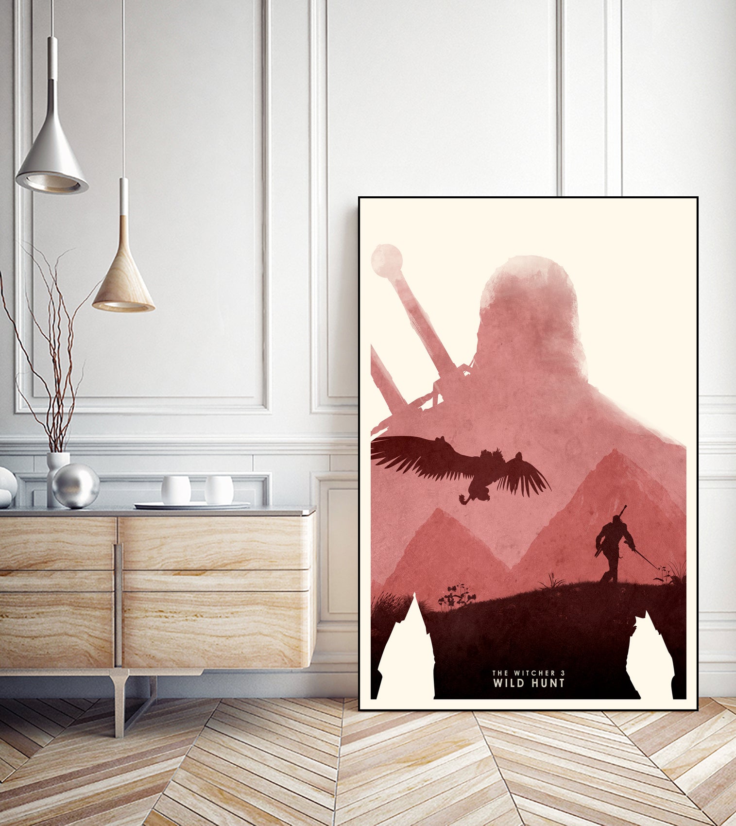 The Witcher 3 by Ryan Ripley on GIANT ART - red digital drawing