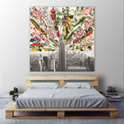 Vintage Blooming New York by Bianca Green on GIANT ART - gray photo manipulation