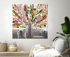 Vintage Blooming New York by Bianca Green on GIANT ART - gray photo manipulation