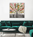 Vintage Blooming New York by Bianca Green on GIANT ART - gray photo manipulation