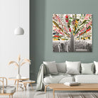 Vintage Blooming New York by Bianca Green on GIANT ART - gray photo manipulation