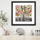 Vintage Blooming New York by Bianca Green on GIANT ART - gray photo manipulation