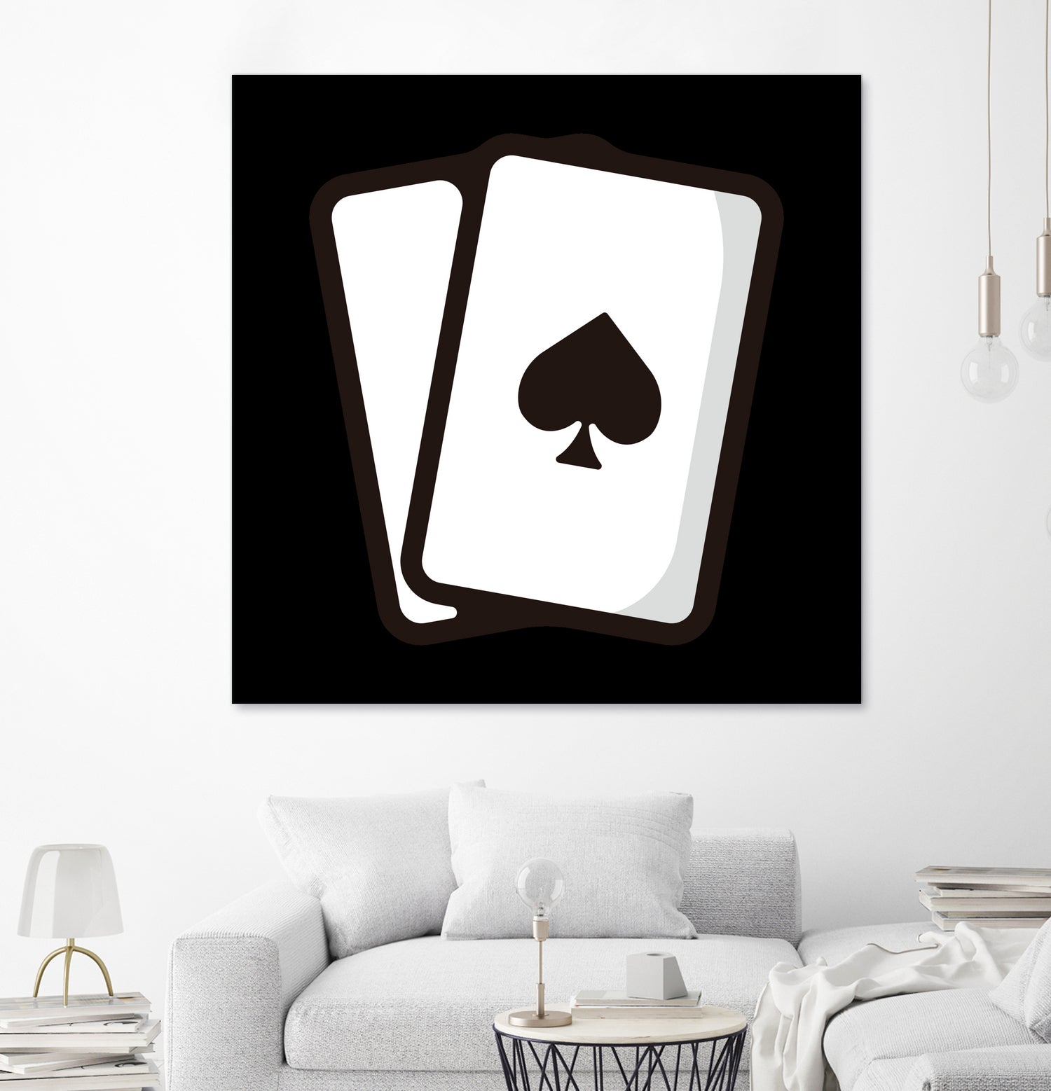 Playing card : Minimalistic icon series by Satoshi Kikyo on GIANT ART - white digital painting